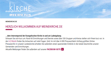 Tablet Screenshot of meinekirche.de